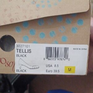 Tellis Black Women's Heels